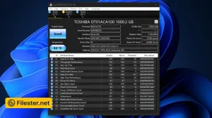 HDD Health Infomations Dark Mode